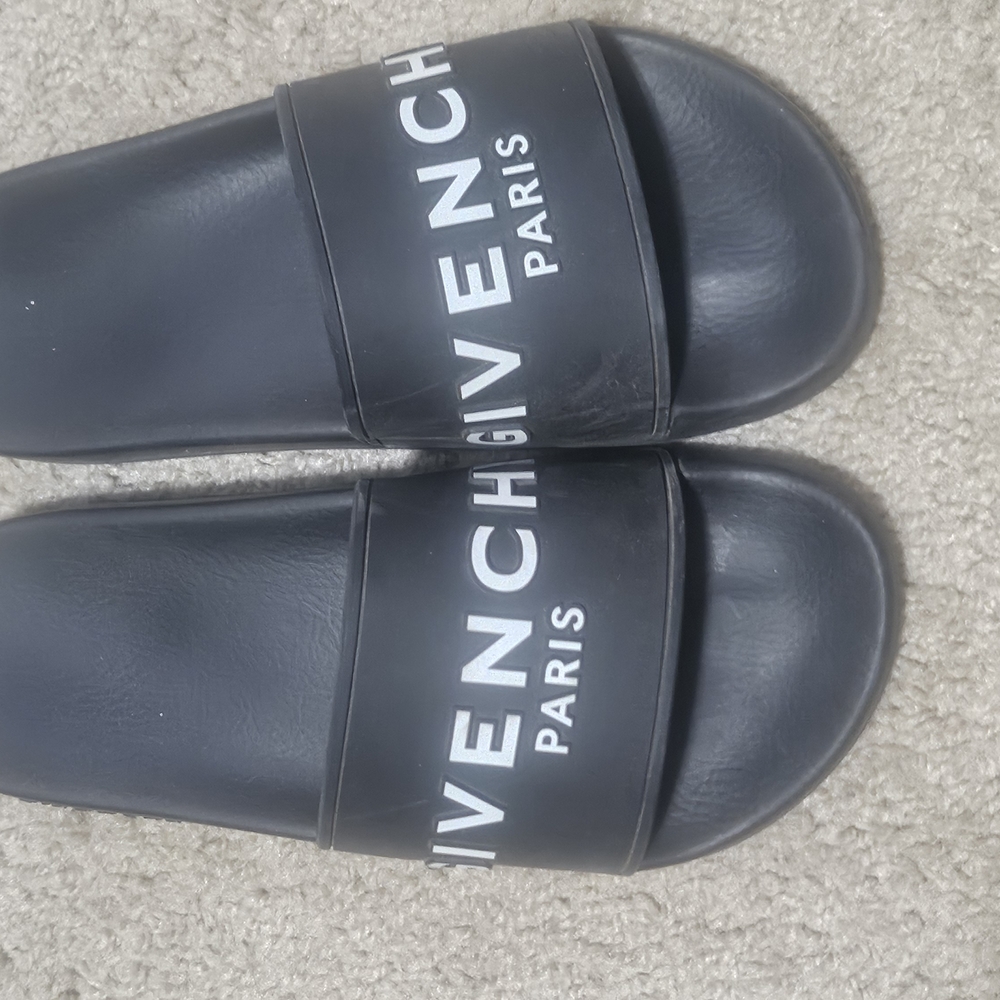 Givenchy Black Slide Sandals